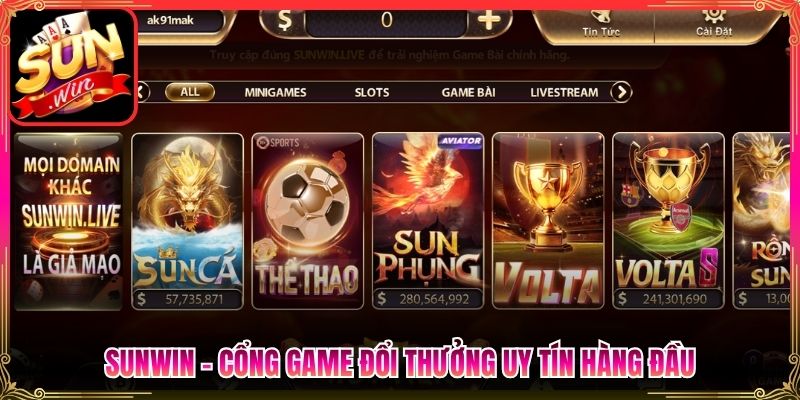 Sunwin - Cổng game đổi thưởng uy tín hàng đầu